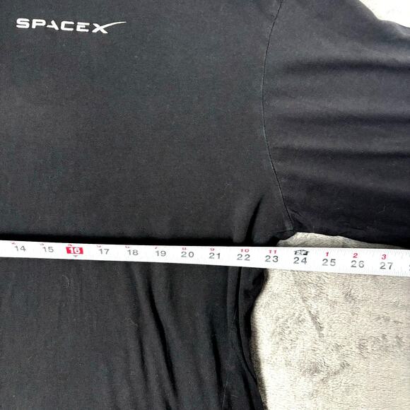 Authentic SpaceX Starship 2XL Shirt Black Rockets Falcon 9 Launch Long Sleeve - Picture 7 of 9